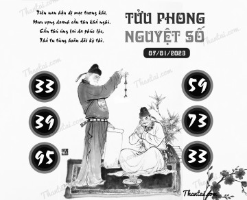 TỬU PHONG NGUYỆT SỐ 07/01/2023