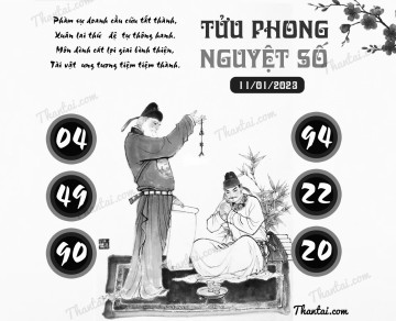 TỬU PHONG NGUYỆT SỐ 11/01/2023