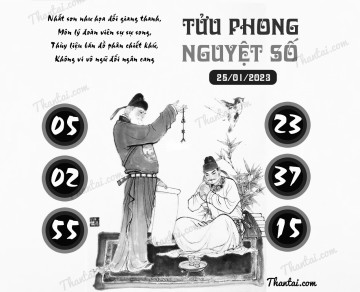 TỬU PHONG NGUYỆT SỐ 25/01/2023