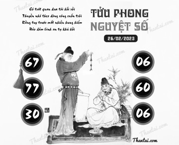 TỬU PHONG NGUYỆT SỐ 26/02/2023