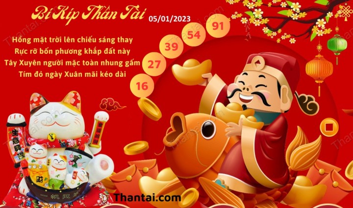 Bí Kíp Thần Tài 01/01/2023