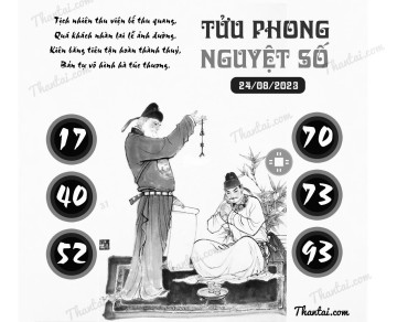 TỬU PHONG NGUYỆT SỐ 24/08/2023