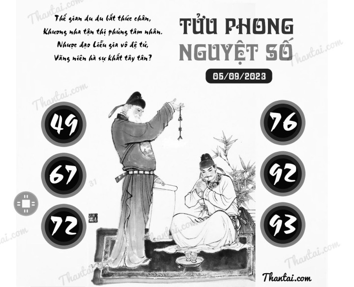 TỬU PHONG NGUYỆT SỐ 21/08/2023