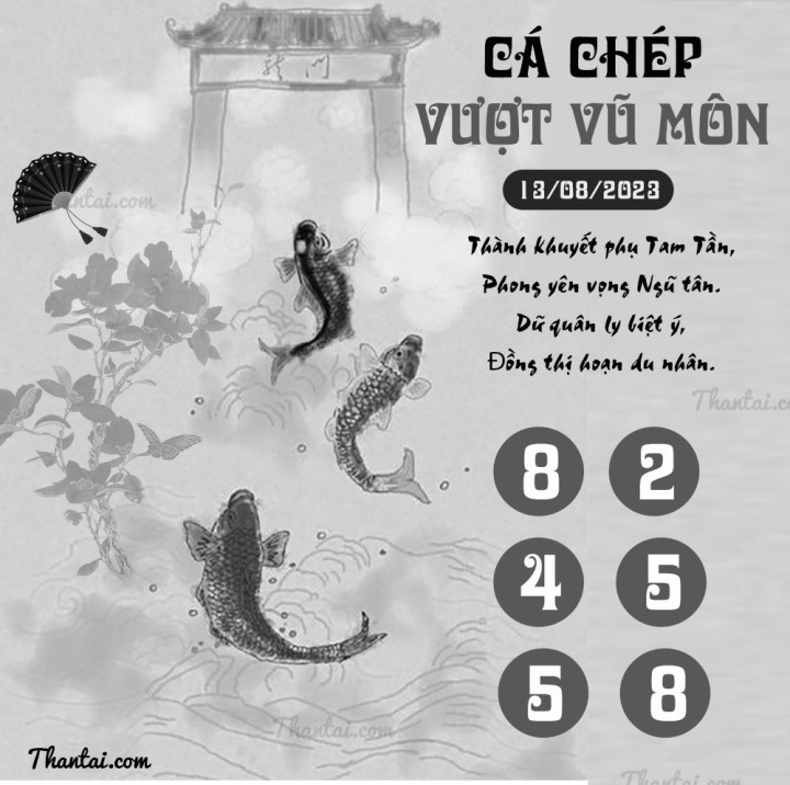 CÁ CHÉP VƯỢT VŨ MÔN 11/08/2023