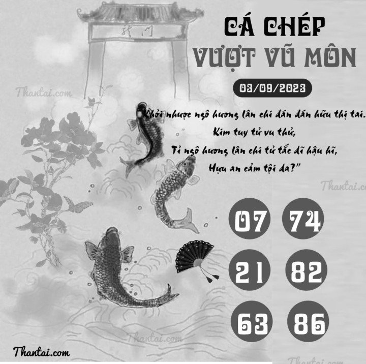 CÁ CHÉP VƯỢT VŨ MÔN 19/08/2023