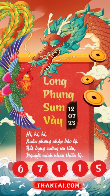 Long Phụng Sum Vầy 12/07/2023