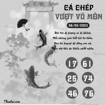 CÁ CHÉP VƯỢT VŨ MÔN 06/09/2023