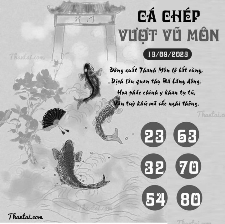 CÁ CHÉP VƯỢT VŨ MÔN 11/08/2023