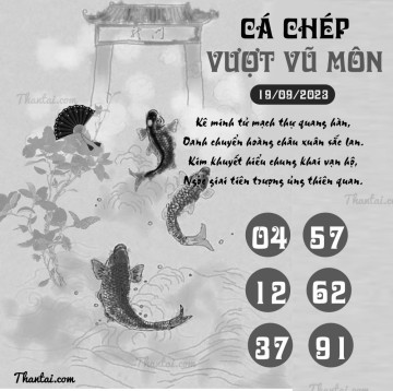 CÁ CHÉP VƯỢT VŨ MÔN 19/09/2023