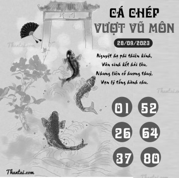 CÁ CHÉP VƯỢT VŨ MÔN 28/09/2023