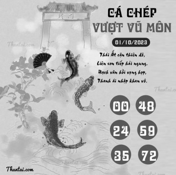 CÁ CHÉP VƯỢT VŨ MÔN 01/10/2023