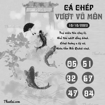 CÁ CHÉP VƯỢT VŨ MÔN 10/10/2023