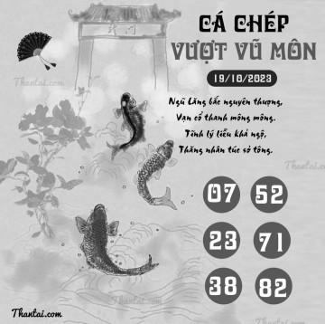 CÁ CHÉP VƯỢT VŨ MÔN 19/10/2023