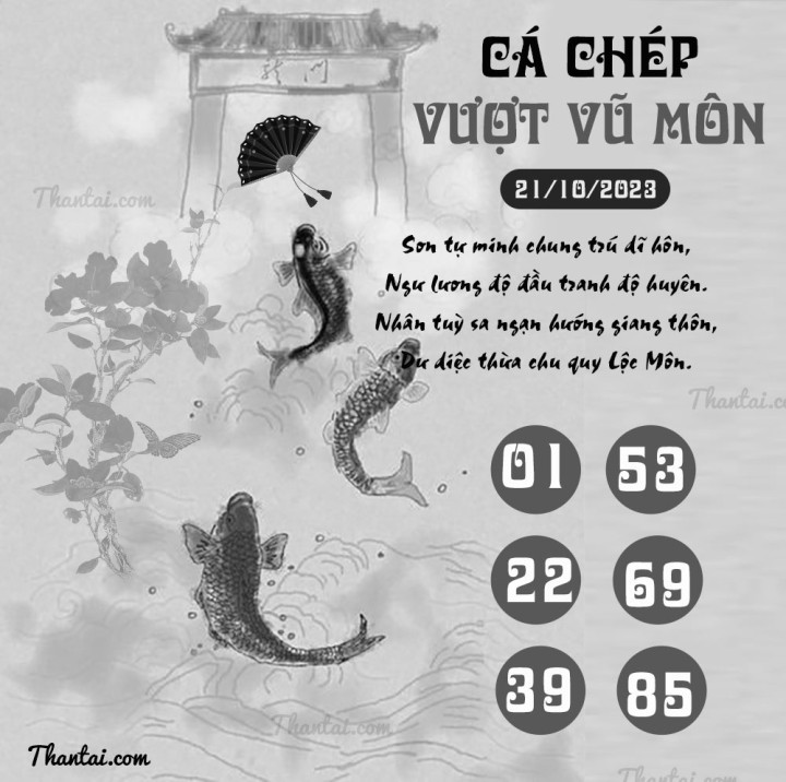 CÁ CHÉP VƯỢT VŨ MÔN 06/10/2023