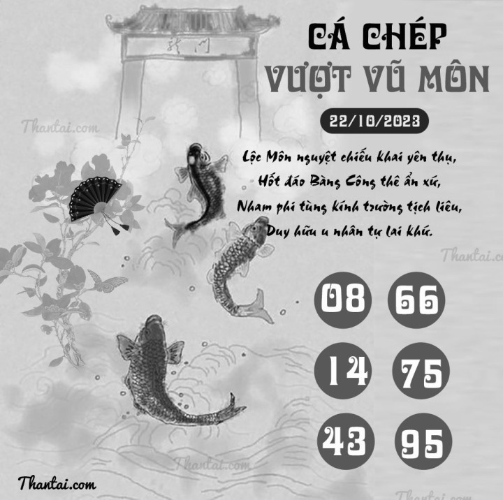 CÁ CHÉP VƯỢT VŨ MÔN 07/10/2023
