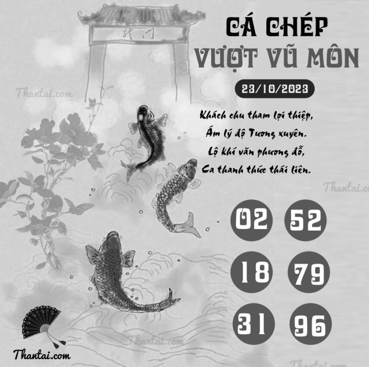 CÁ CHÉP VƯỢT VŨ MÔN 08/10/2023