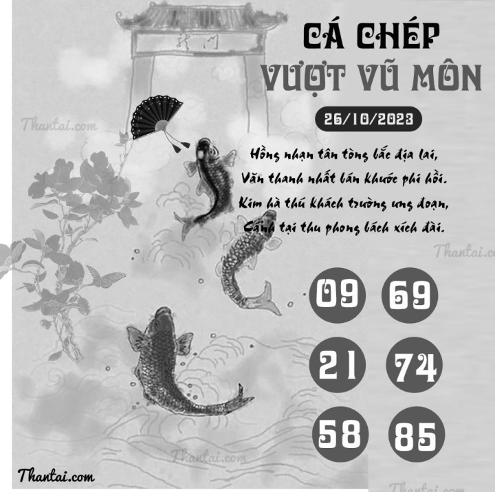 CÁ CHÉP VƯỢT VŨ MÔN 11/10/2023