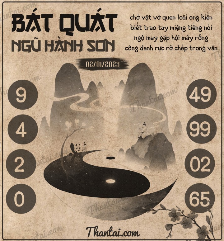 BÁT QUÁI NGŨ HÀNH SƠN 01/01/2023