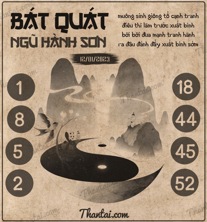 BÁT QUÁI NGŨ HÀNH SƠN 01/01/2023