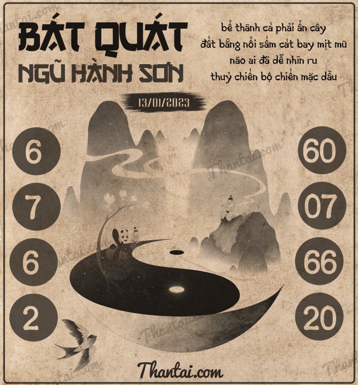 BÁT QUÁI NGŨ HÀNH SƠN 01/01/2023