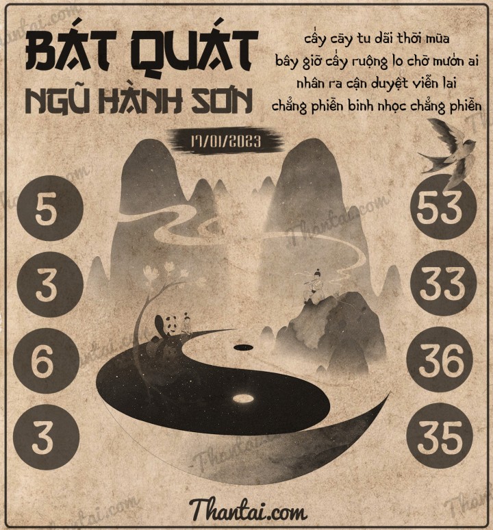 BÁT QUÁI NGŨ HÀNH SƠN 02/01/2023