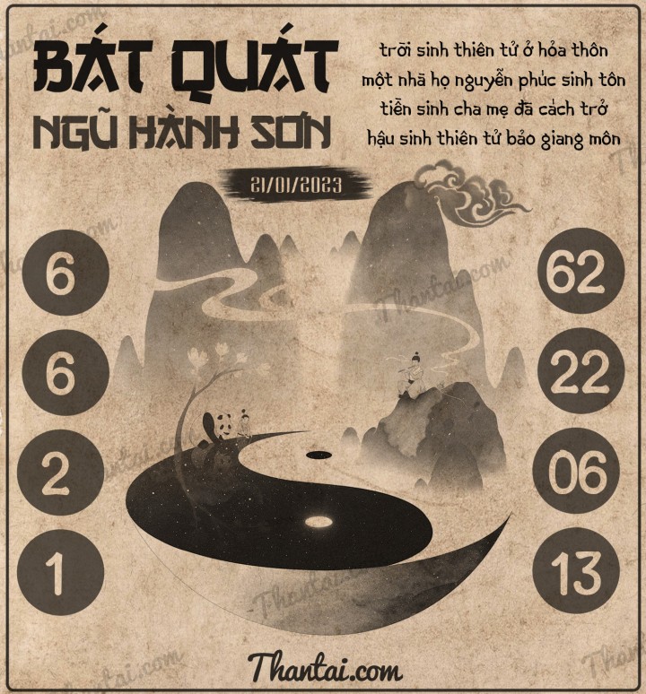 BÁT QUÁI NGŨ HÀNH SƠN 06/01/2023