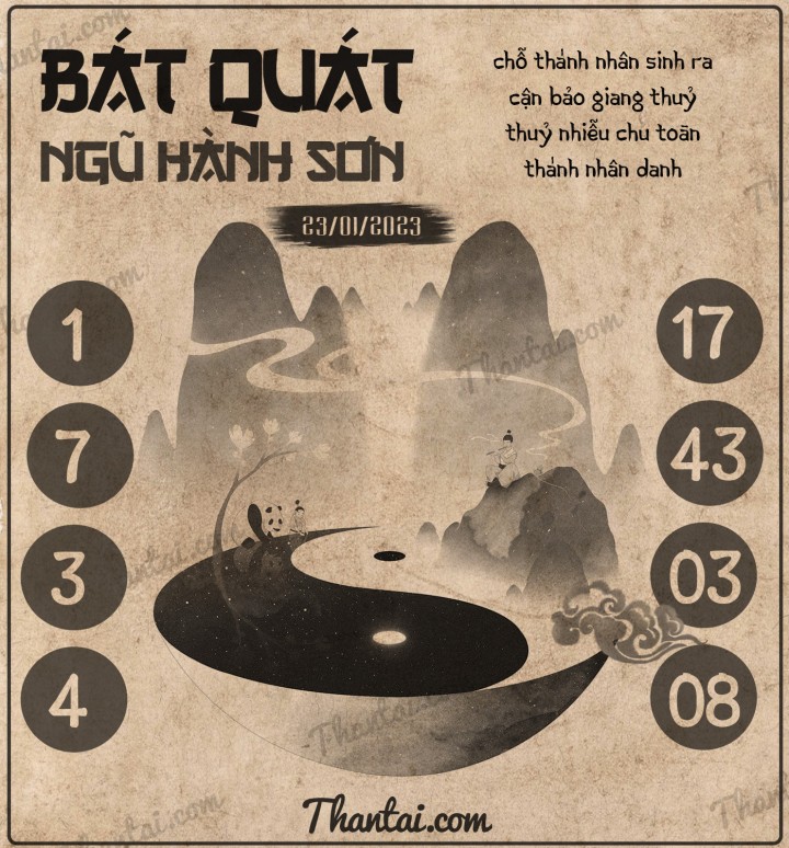 BÁT QUÁI NGŨ HÀNH SƠN 08/01/2023