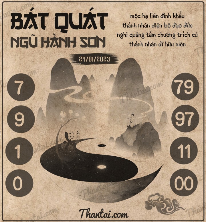 BÁT QUÁI NGŨ HÀNH SƠN 09/01/2023
