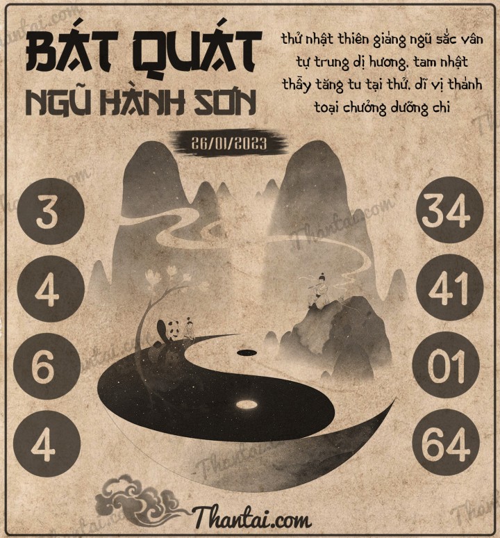 BÁT QUÁI NGŨ HÀNH SƠN 11/01/2023