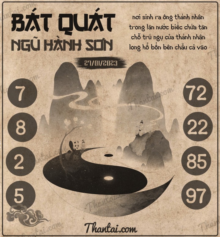 BÁT QUÁI NGŨ HÀNH SƠN 12/01/2023