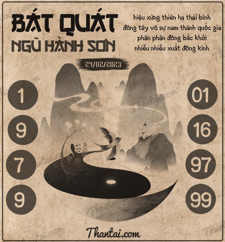 BÁT QUÁI NGŨ HÀNH SƠN 09/02/2023