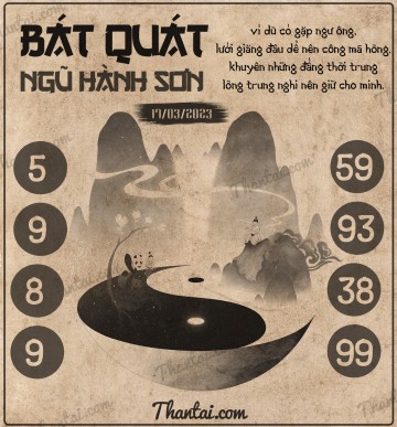 BÁT QUÁI NGŨ HÀNH SƠN 17/03/2023