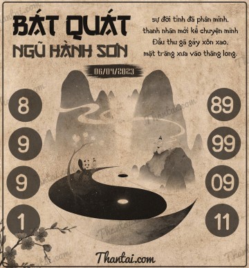 BÁT QUÁI NGŨ HÀNH SƠN 06/04/2023