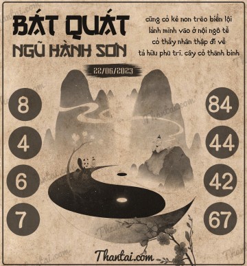 BÁT QUÁI NGŨ HÀNH SƠN 22/06/2023