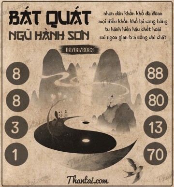 BÁT QUÁI NGŨ HÀNH SƠN 02/08/2023