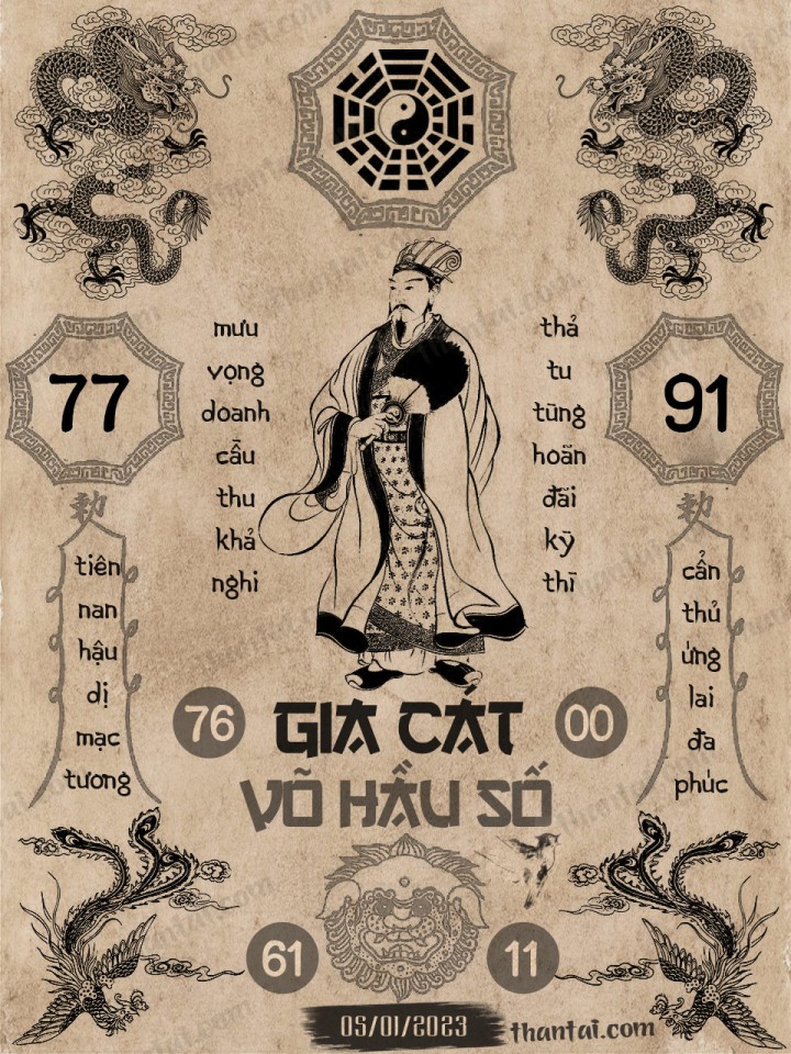 GIA CÁT VÕ HẦU SỐ 01/01/2023