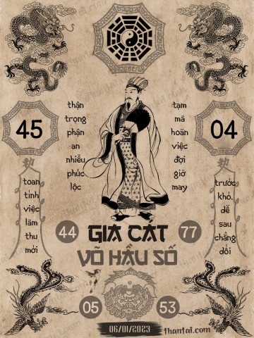 GIA CÁT VÕ HẦU SỐ 06/01/2023