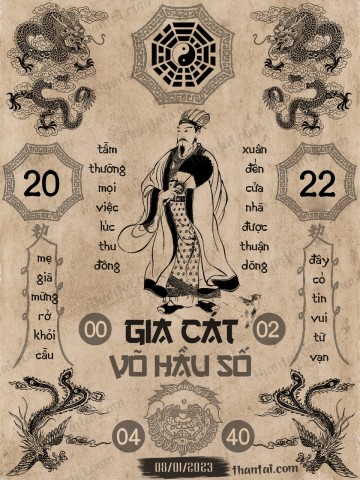 GIA CÁT VÕ HẦU SỐ 08/01/2023