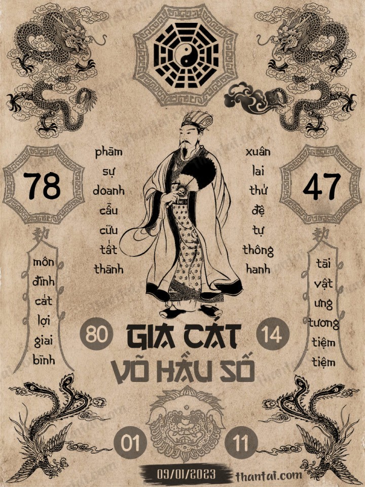 GIA CÁT VÕ HẦU SỐ 01/01/2023