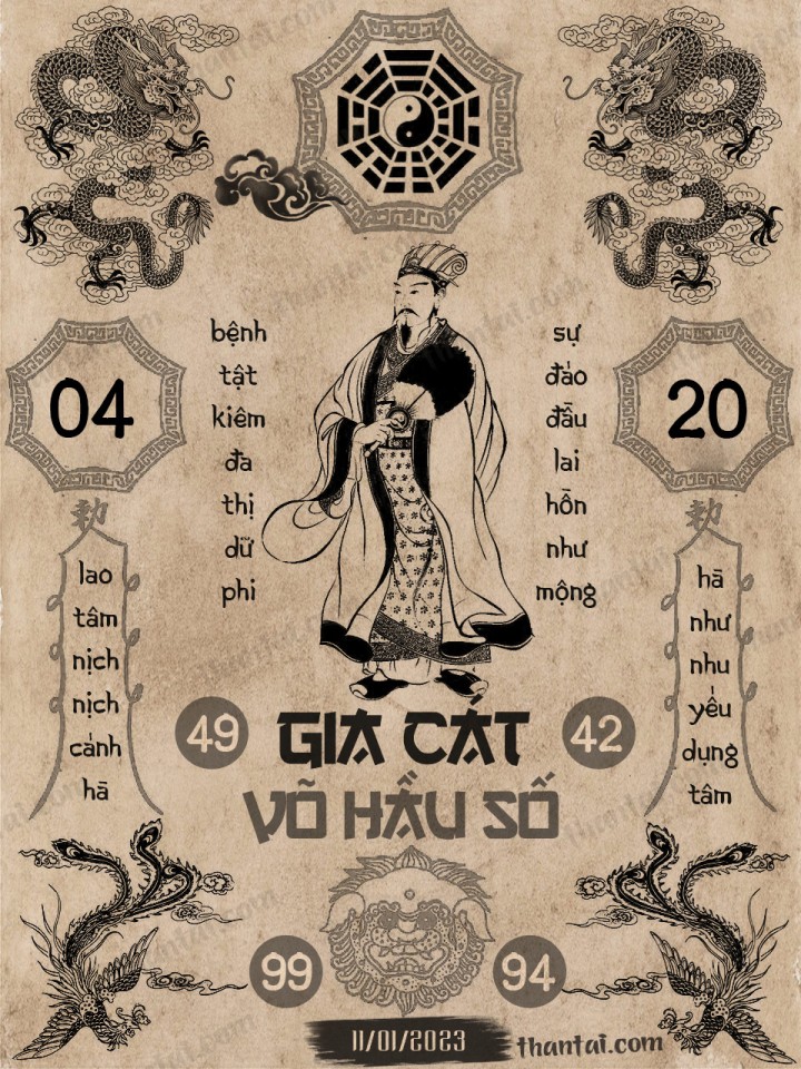 GIA CÁT VÕ HẦU SỐ 01/01/2023