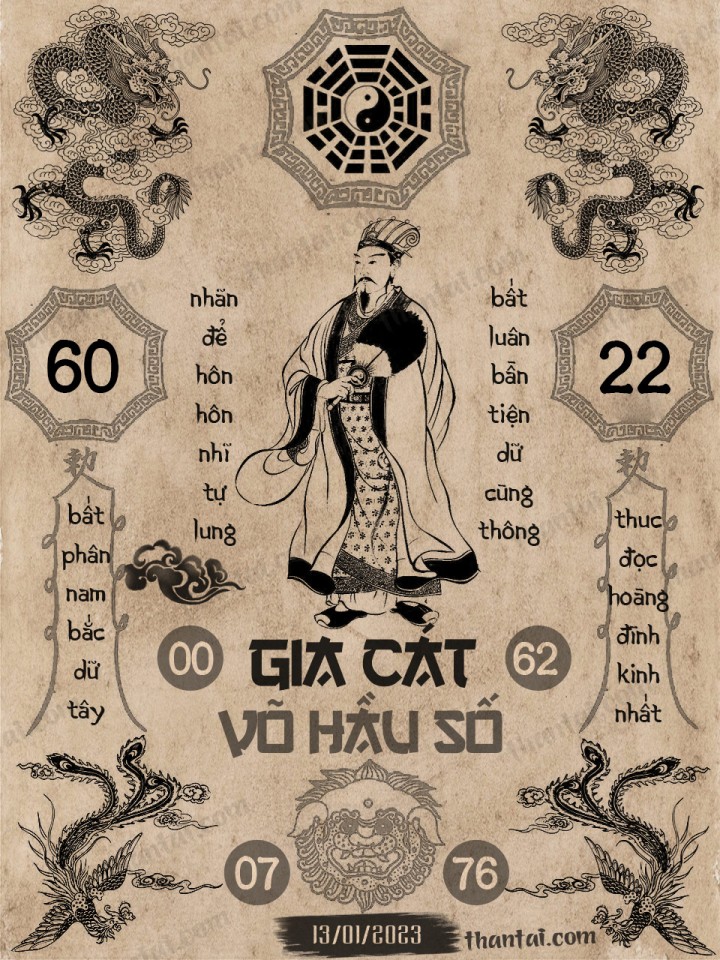 GIA CÁT VÕ HẦU SỐ 01/01/2023