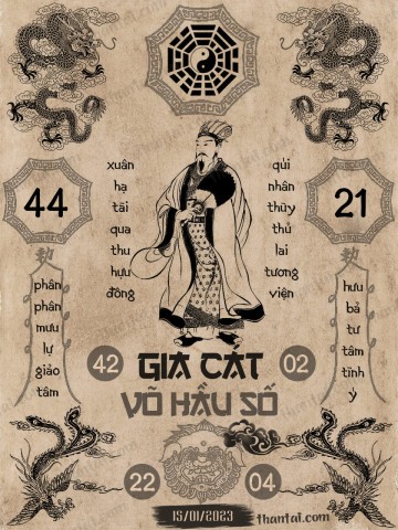 GIA CÁT VÕ HẦU SỐ 15/01/2023