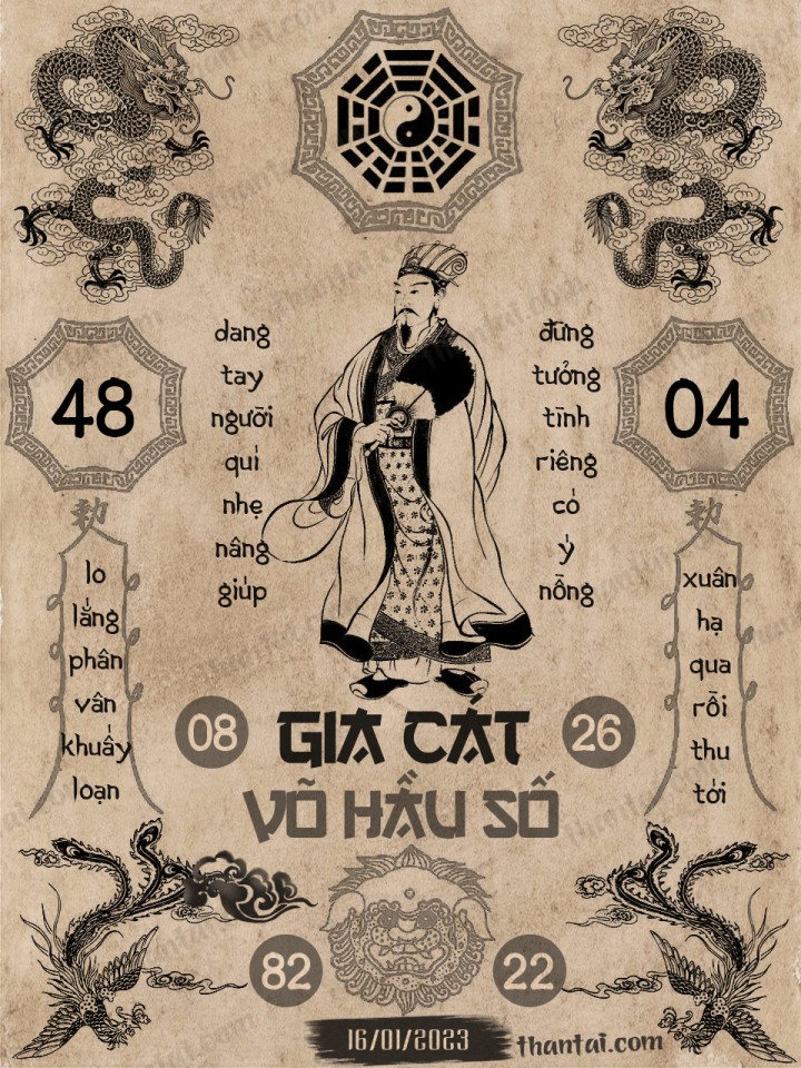GIA CÁT VÕ HẦU SỐ 01/01/2023