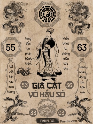 GIA CÁT VÕ HẦU SỐ 17/01/2023