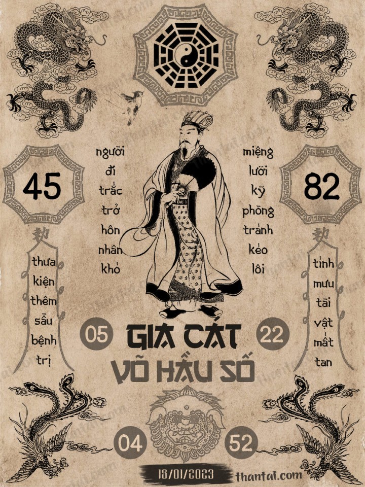 GIA CÁT VÕ HẦU SỐ 03/01/2023
