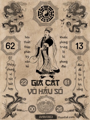 GIA CÁT VÕ HẦU SỐ 21/01/2023