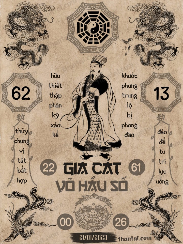 GIA CÁT VÕ HẦU SỐ 06/01/2023