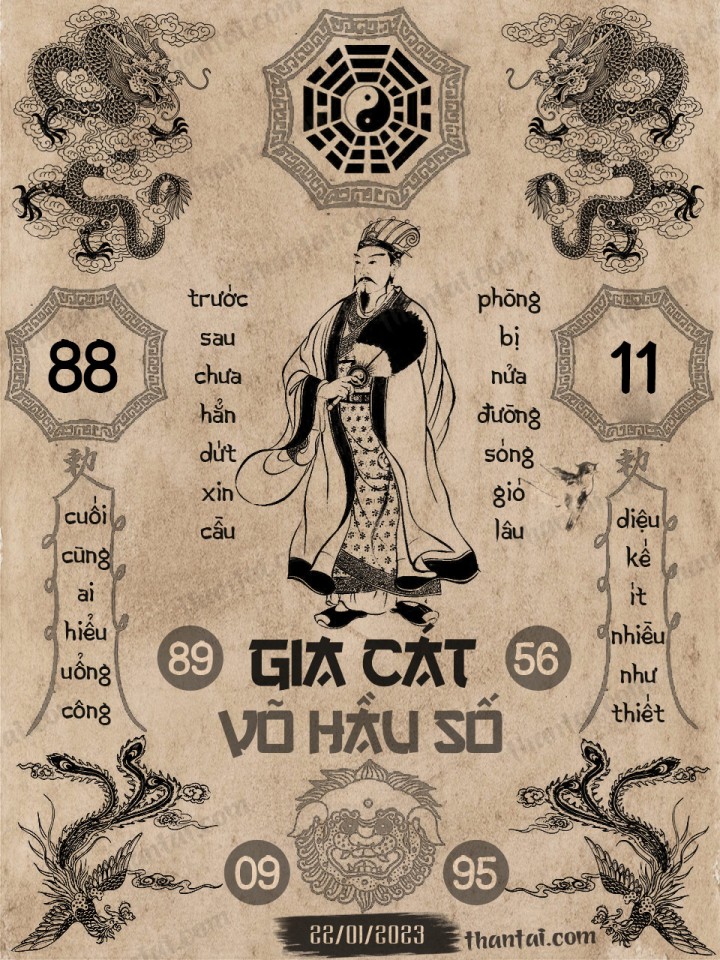 GIA CÁT VÕ HẦU SỐ 07/01/2023