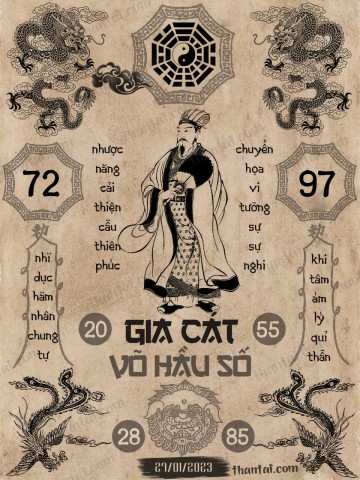 GIA CÁT VÕ HẦU SỐ 27/01/2023