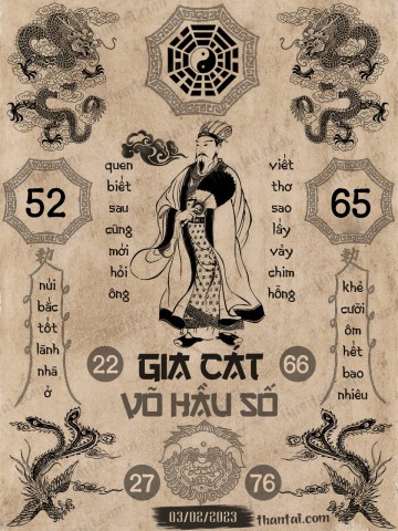 GIA CÁT VÕ HẦU SỐ 03/02/2023